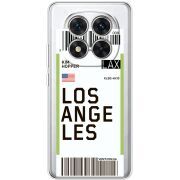 Прозорий чохол BoxFace Xiaomi Redmi Note 15 Pro 5G Ticket Los Angeles