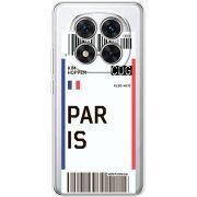 Прозорий чохол BoxFace Xiaomi Redmi Note 15 Pro 5G Ticket Paris
