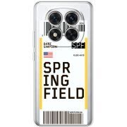 Прозорий чохол BoxFace Xiaomi Redmi Note 15 Pro 5G Ticket Springfield