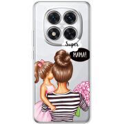 Прозорий чохол BoxFace Xiaomi Redmi Note 15 Pro 5G Super Mama and Daughter