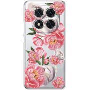 Прозорий чохол BoxFace Xiaomi Redmi Note 15 Pro 5G Peony Watercolor Style