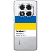 Прозорий чохол BoxFace Xiaomi Redmi Note 15 Pro 5G Pantone вільний синій