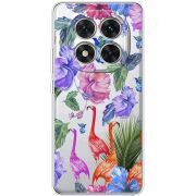 Прозорий чохол BoxFace Xiaomi Redmi Note 15 Pro 5G Flamingo