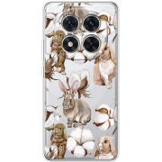 Прозорий чохол BoxFace Xiaomi Redmi Note 15 Pro 5G Cotton and Rabbits