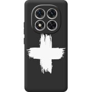 Чорний чохол BoxFace Xiaomi Redmi Note 15 Pro 5G Білий хрест ЗСУ