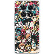 Чохол BoxFace Xiaomi Redmi Note 15 5G Anime Stickers