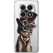 Прозорий чохол BoxFace Xiaomi Redmi Note 15 5G Steampunk Cat