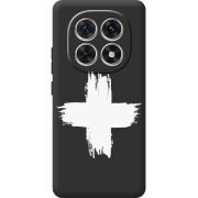 Чорний чохол BoxFace Xiaomi Redmi Note 15 5G Білий хрест ЗСУ