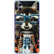 Чехол BoxFace Vivo Y72 5G Енот с банкой