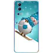 Чехол BoxFace Vivo Y72 5G Skier Snowman