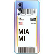 Прозрачный чехол BoxFace Vivo Y72 5G Ticket Miami