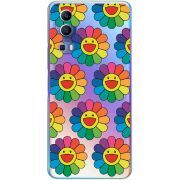 Прозрачный чехол BoxFace Vivo Y72 5G Hippie Flowers