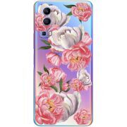 Прозрачный чехол BoxFace Vivo Y72 5G Peony Watercolor Style
