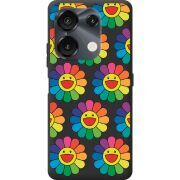 Прозрачный чехол BoxFace Umidigi G9 5G Hippie Flowers