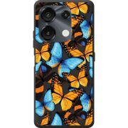 Прозрачный чехол BoxFace Umidigi G9 5G Butterfly Morpho
