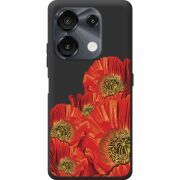 Прозрачный чехол BoxFace Umidigi G9 5G Red Poppies