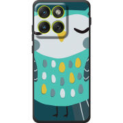 Чохол BoxFace Moto Edge 70 Green Owl
