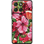 Чохол BoxFace Moto Edge 70 Tropical Flowers