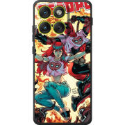 Чохол BoxFace Moto Edge 70 Deadpool and Mary Jane