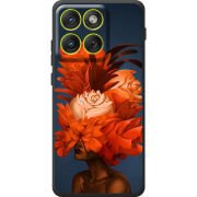Чохол BoxFace Moto Edge 70 Exquisite Orange Flowers