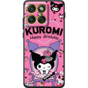 Чохол BoxFace Moto Edge 70 День народження Kuromi