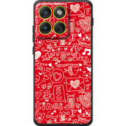 Чохол BoxFace Moto Edge 70 Happy Valentines