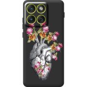 Чохол зі стразами Moto Edge 70 Heart