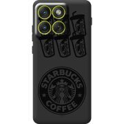 Чорний чохол BoxFace Moto Edge 70 Black Coffee