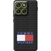 Чорний чохол BoxFace Moto Edge 70 Tommy Print