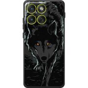 Чорний чохол BoxFace Moto Edge 70 Wolf