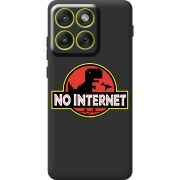 Чорний чохол BoxFace Moto Edge 70 No Internet