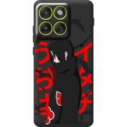 Чорний чохол BoxFace Moto Edge 70 Учиха Итачи