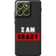 Чорний чохол BoxFace Moto Edge 70 I'm Crazy