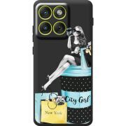 Прозорий чохол BoxFace Moto Edge 70 City Girl