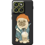 Прозорий чохол BoxFace Moto Edge 70 Dog Coffeeman