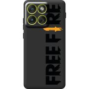 Прозорий чохол BoxFace Moto Edge 70 Free Fire Black Logo