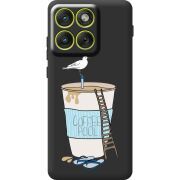 Прозорий чохол BoxFace Moto Edge 70 Segull in Cofee Pool