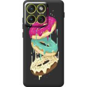 Прозорий чохол BoxFace Moto Edge 70 Donuts