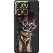 Прозорий чохол BoxFace Moto Edge 70 Steampunk Cat