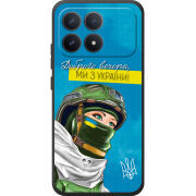 Чохол BoxFace Poco F8 Pro Захисниця з України