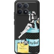 Прозорий чохол BoxFace Poco F8 Pro City Girl