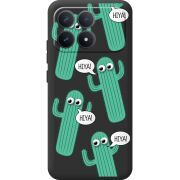 Прозорий чохол BoxFace Poco F8 Pro с 3D-глазками HIYA