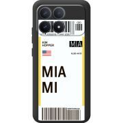 Прозорий чохол BoxFace Poco F8 Pro Ticket Miami