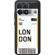 Прозорий чохол BoxFace Poco F8 Pro Ticket London