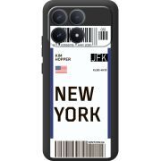 Прозорий чохол BoxFace Poco F8 Pro Ticket New York