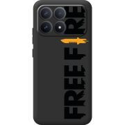 Прозорий чохол BoxFace Poco F8 Pro Free Fire Black Logo