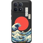 Прозорий чохол BoxFace Poco F8 Pro Большая волна в Канагаве