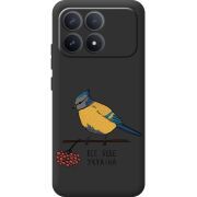 Прозорий чохол BoxFace Poco F8 Pro Синиця і калина