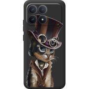 Прозорий чохол BoxFace Poco F8 Pro Steampunk Cat