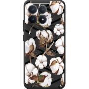 Прозорий чохол BoxFace Poco F8 Pro Cotton flowers